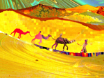 over the never ever ending sand